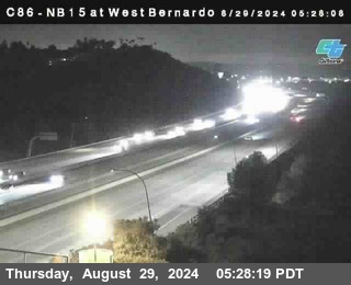 NB 15 at West Bernardo Dr./ Pomerdo