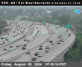 NB 15 at West Bernardo Dr./ Pomerdo