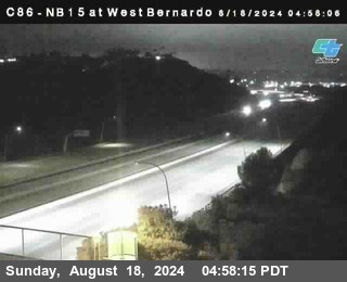 NB 15 at West Bernardo Dr./ Pomerdo