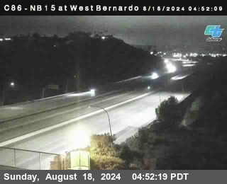 NB 15 at West Bernardo Dr./ Pomerdo