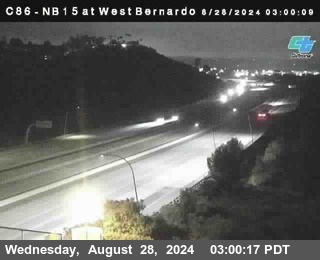 NB 15 at West Bernardo Dr./ Pomerdo