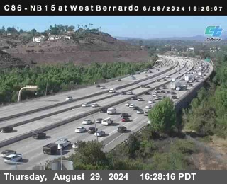 NB 15 at West Bernardo Dr./ Pomerdo