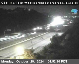 NB 15 at West Bernardo Dr./ Pomerdo