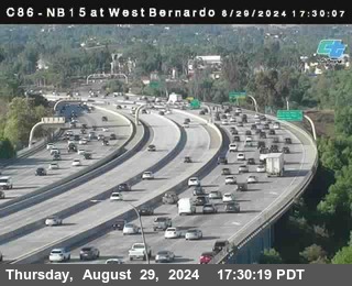 NB 15 at West Bernardo Dr./ Pomerdo