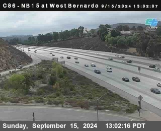 NB 15 at West Bernardo Dr./ Pomerdo