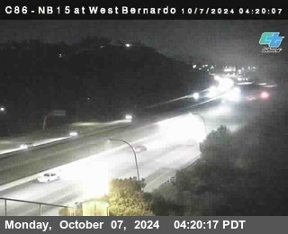 NB 15 at West Bernardo Dr./ Pomerdo