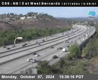 NB 15 at West Bernardo Dr./ Pomerdo