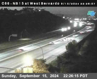 NB 15 at West Bernardo Dr./ Pomerdo