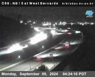 NB 15 at West Bernardo Dr./ Pomerdo