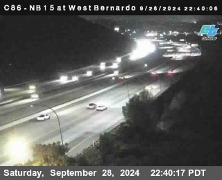 NB 15 at West Bernardo Dr./ Pomerdo