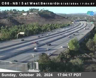 NB 15 at West Bernardo Dr./ Pomerdo