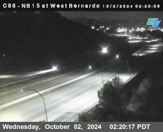 NB 15 at West Bernardo Dr./ Pomerdo