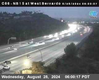 NB 15 at West Bernardo Dr./ Pomerdo