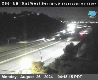 NB 15 at West Bernardo Dr./ Pomerdo