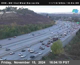 NB 15 at West Bernardo Dr./ Pomerdo