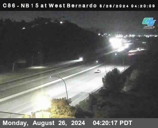 NB 15 at West Bernardo Dr./ Pomerdo