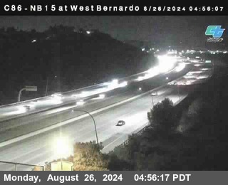 NB 15 at West Bernardo Dr./ Pomerdo