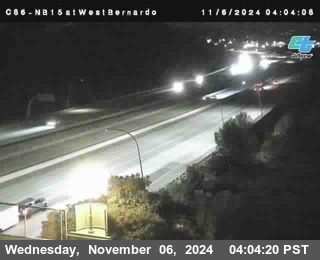 NB 15 at West Bernardo Dr./ Pomerdo