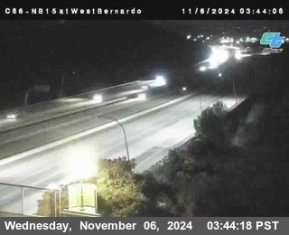 NB 15 at West Bernardo Dr./ Pomerdo