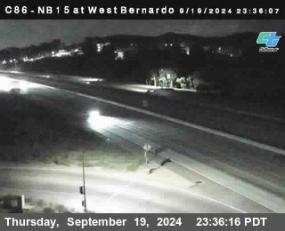 NB 15 at West Bernardo Dr./ Pomerdo