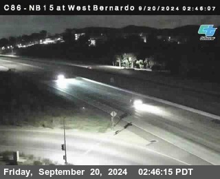 NB 15 at West Bernardo Dr./ Pomerdo