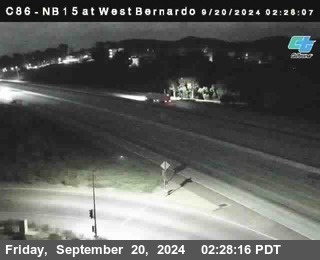 NB 15 at West Bernardo Dr./ Pomerdo