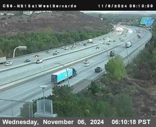 NB 15 at West Bernardo Dr./ Pomerdo