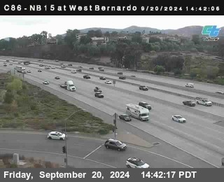 NB 15 at West Bernardo Dr./ Pomerdo