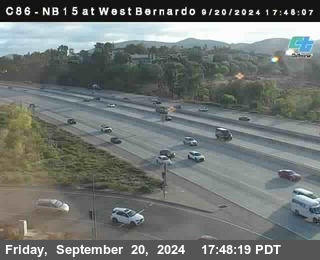 NB 15 at West Bernardo Dr./ Pomerdo