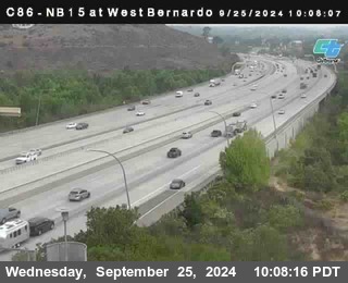 NB 15 at West Bernardo Dr./ Pomerdo