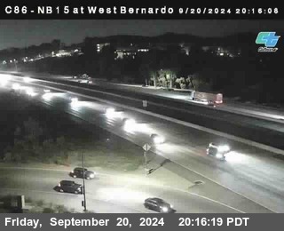 NB 15 at West Bernardo Dr./ Pomerdo