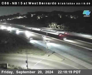 NB 15 at West Bernardo Dr./ Pomerdo