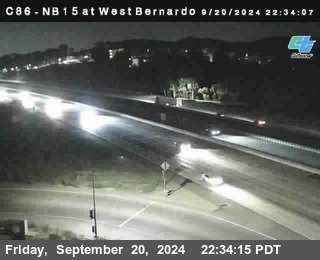 NB 15 at West Bernardo Dr./ Pomerdo