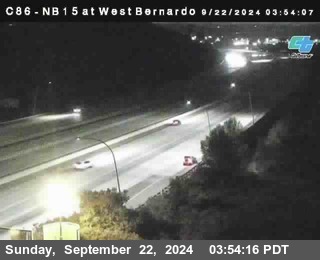 NB 15 at West Bernardo Dr./ Pomerdo