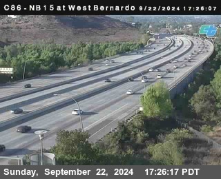 NB 15 at West Bernardo Dr./ Pomerdo