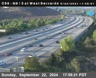 NB 15 at West Bernardo Dr./ Pomerdo