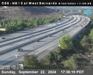 NB 15 at West Bernardo Dr./ Pomerdo