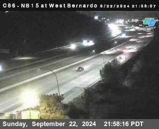 NB 15 at West Bernardo Dr./ Pomerdo