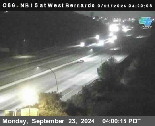 NB 15 at West Bernardo Dr./ Pomerdo