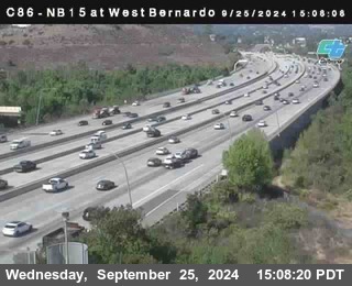 NB 15 at West Bernardo Dr./ Pomerdo