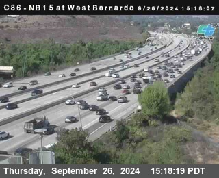 NB 15 at West Bernardo Dr./ Pomerdo