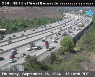 NB 15 at West Bernardo Dr./ Pomerdo