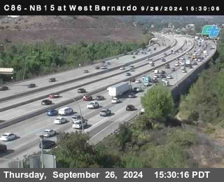 NB 15 at West Bernardo Dr./ Pomerdo