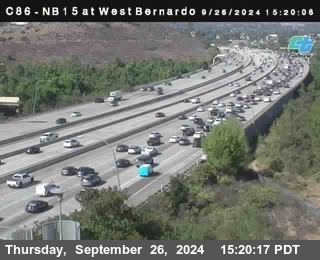 NB 15 at West Bernardo Dr./ Pomerdo