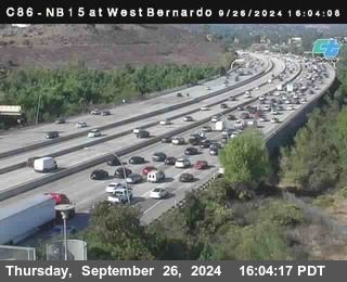 NB 15 at West Bernardo Dr./ Pomerdo