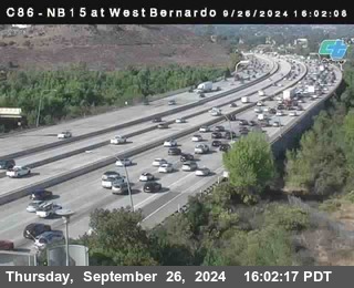 NB 15 at West Bernardo Dr./ Pomerdo