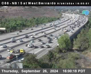 NB 15 at West Bernardo Dr./ Pomerdo