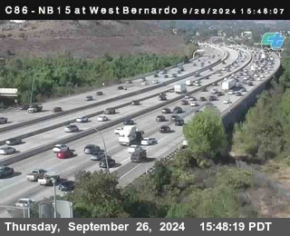 NB 15 at West Bernardo Dr./ Pomerdo