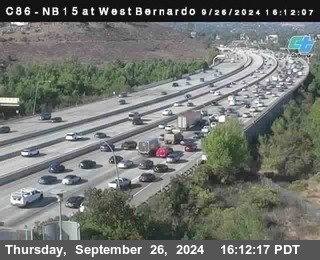 NB 15 at West Bernardo Dr./ Pomerdo