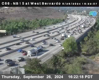 NB 15 at West Bernardo Dr./ Pomerdo